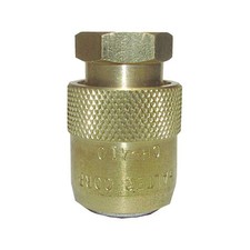 HALTEC CH-410 Standard Bore Screw-on Chuck,4" Sz,Brass 54ZG74