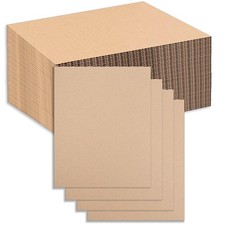 Premium 8x10 Corrugated Cardboard Sheets Pack of 100   Durable, Eco-Friendl...