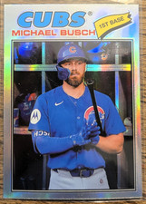 2026 Topps Heritage - Michael Busch Chrome Refractor 