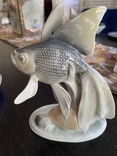 Vtg Metzler & Ortloff Porcelain Fish 7294 - 6 1/2 " H Mint