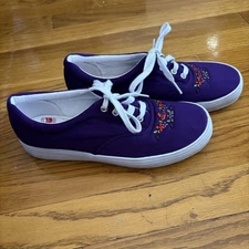Grasshoppers by Keds Red Hat Society Shoes Sneakers Women's Size 8.5 - Purple