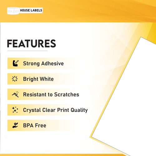 1000 Sheets 20000 Labels 1 x 4 Fast Peel White Address Mailing Labels 20 UP - Picture 4 of 6