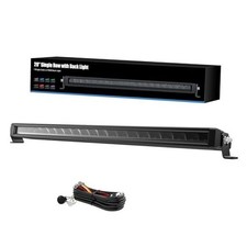 20 Inch Slim Led Light Bar With Rgb Accent Lighting Screwless Design 20 Inch