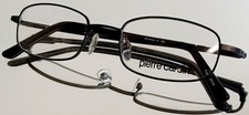 Vintage PIERRE CARDIN Eyeglasses PC-413-3 METAL Black 49-19-140 RETRO