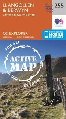 Llangollen and Berwyn (Map) OS Explorer Active Map | eBay UK