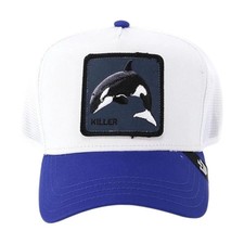 Goorin Bros. Hut V2 Whale mit Visier Unisex Polyester-Mischung weiß/blau