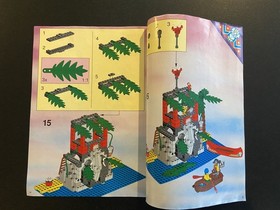 MANUAL ONLY LEGO Pirates Islanders Forbidden Cove 6264 Instructions Vintage 90's