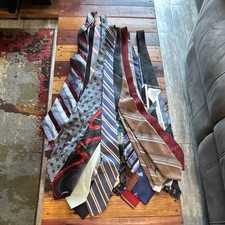 24 j Garcia Mix Men's Multicolor Woven Silk Designer Ties, Mixed Patterns Lot