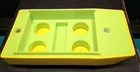 Vintage Fisher Price Green Yellow Boat