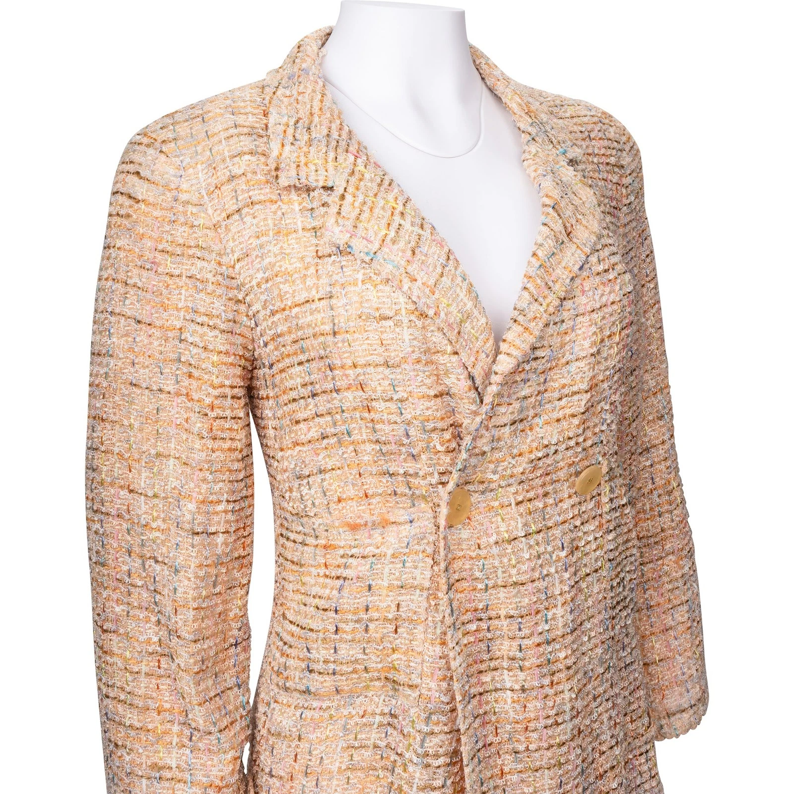 Chanel Tweed Jacket (DE36 FR38) Giacca Coco CC