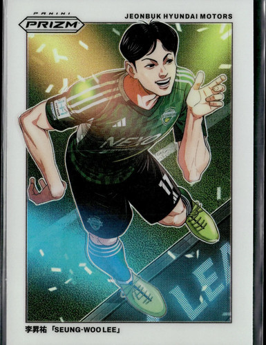 2025 Panini Prizm K League Soccer Seung-Woo Lee #10 Manga Case Hit SP