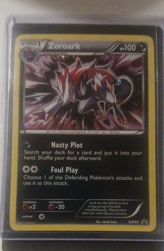 Zoroark BW09 Black & White Holo