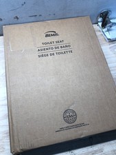 Bemis 500EC 346 Biscuit Wood Toilet Seat, Easy-Clean, Round, Closed Front