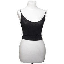 Forever 21, Crop Top, Größe: M, Schwarz, Einfarbig, Damen #pyD