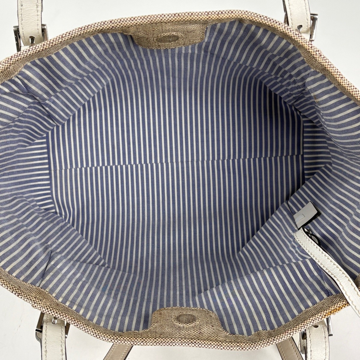 PRADA Mistrino City Tote Bag Tote Bag canvas Pink White Women thumbnail 8