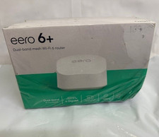 Eero 6 Plus R010111 Dual Band Mesh Wi-Fi 6 Router Set New SEALED BOX DAMAGE