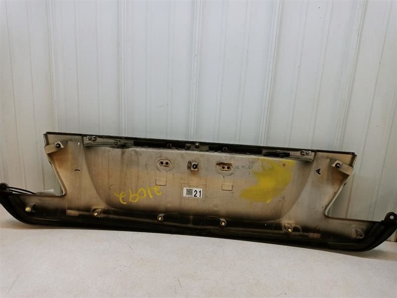 2007 08 2009 LS460 LS600HL TRUNK LID PANEL LICENSE PLATE TRIM BLK OEM 7680150040