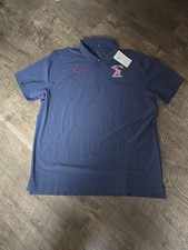 Nike Dri-fit Saint Louis Crusaders Athletics Dept Coaches Blue Polo Shirt 2x Nwt