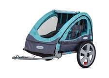 InStep Take 2 Kids Bike Trailer, Double Seat, Universal Coupler, Folding Fram...