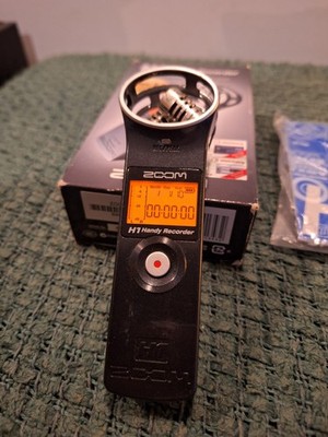 Zoom H1 handlicher tragbarer digitaler Recorder, voll funktionsfähig mit OVP