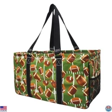 NGIL Oversized Extra Large Utility Tote - Reusable Grocery Bag, Collapsible