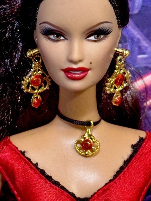 Barbie Pink Label Barbie Collector Doll w Auburn Hair & Lara Face  