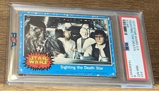 1977 STAR WARS U.K. #31 LUKE SKYWALKER HAN SOLO OBI WAN ROOKIE PSA 8 POP 3 RARE!