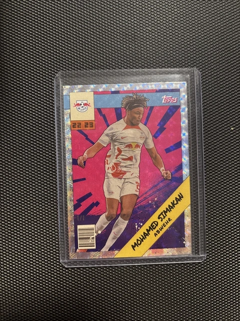 Mohamed Simakan 1/1 RB Leipzig Topps Team 22/23