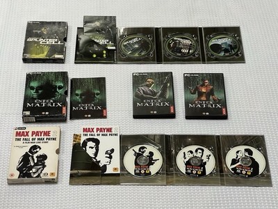 Max Payne 2, Enter the Matrix & Splinter Cell PC CD ROM Spiele mit Box & Anleitungen