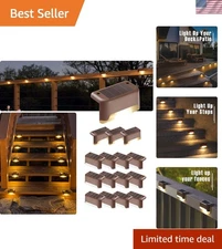 Energy Efficient 16-Pack Waterproof Solar Lights for Yards, Decks & Pathways