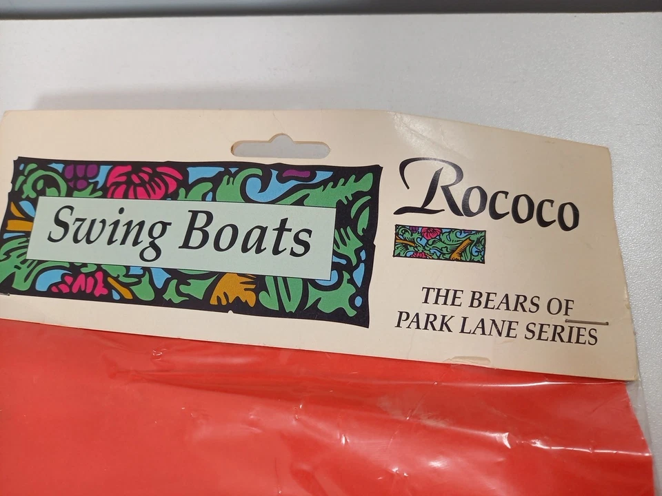 Rococo Bears Of Park Lane Series Swing Boats 3D Gift Card Vintage - Image 3 of 4