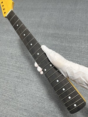 New stainless 21Fret rosewood yellow satin maple electric guitar neck