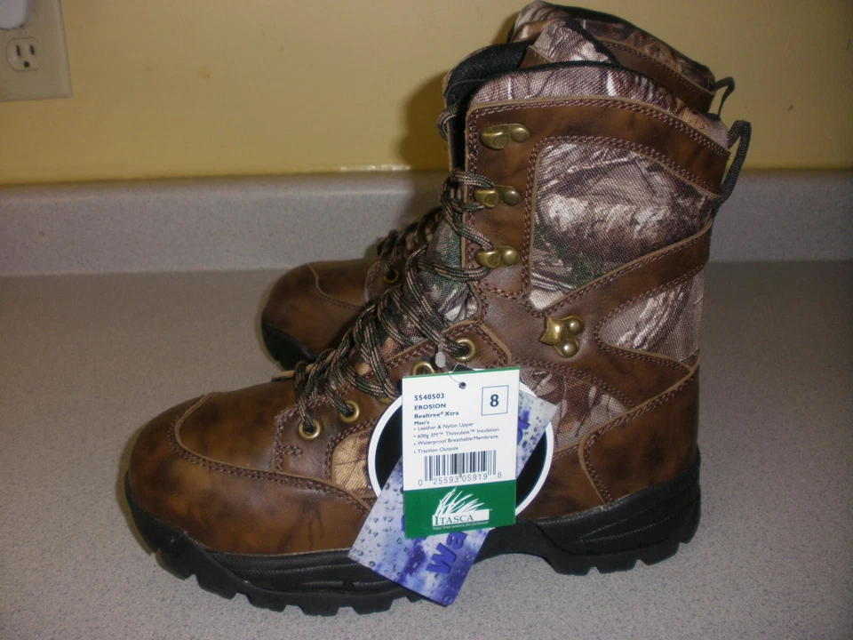 NIB Men's Itasca Erosion Boots waterproof hunting Style 5540503 Size 8 - Image 4 of 4