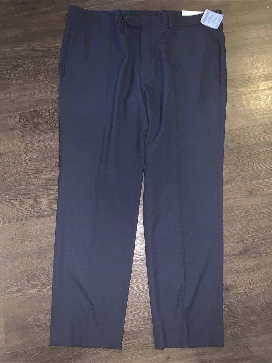 Nautica Mens Khaki Navy Ceylon Active Stretch Work Trouser Pants Size 44 X  32