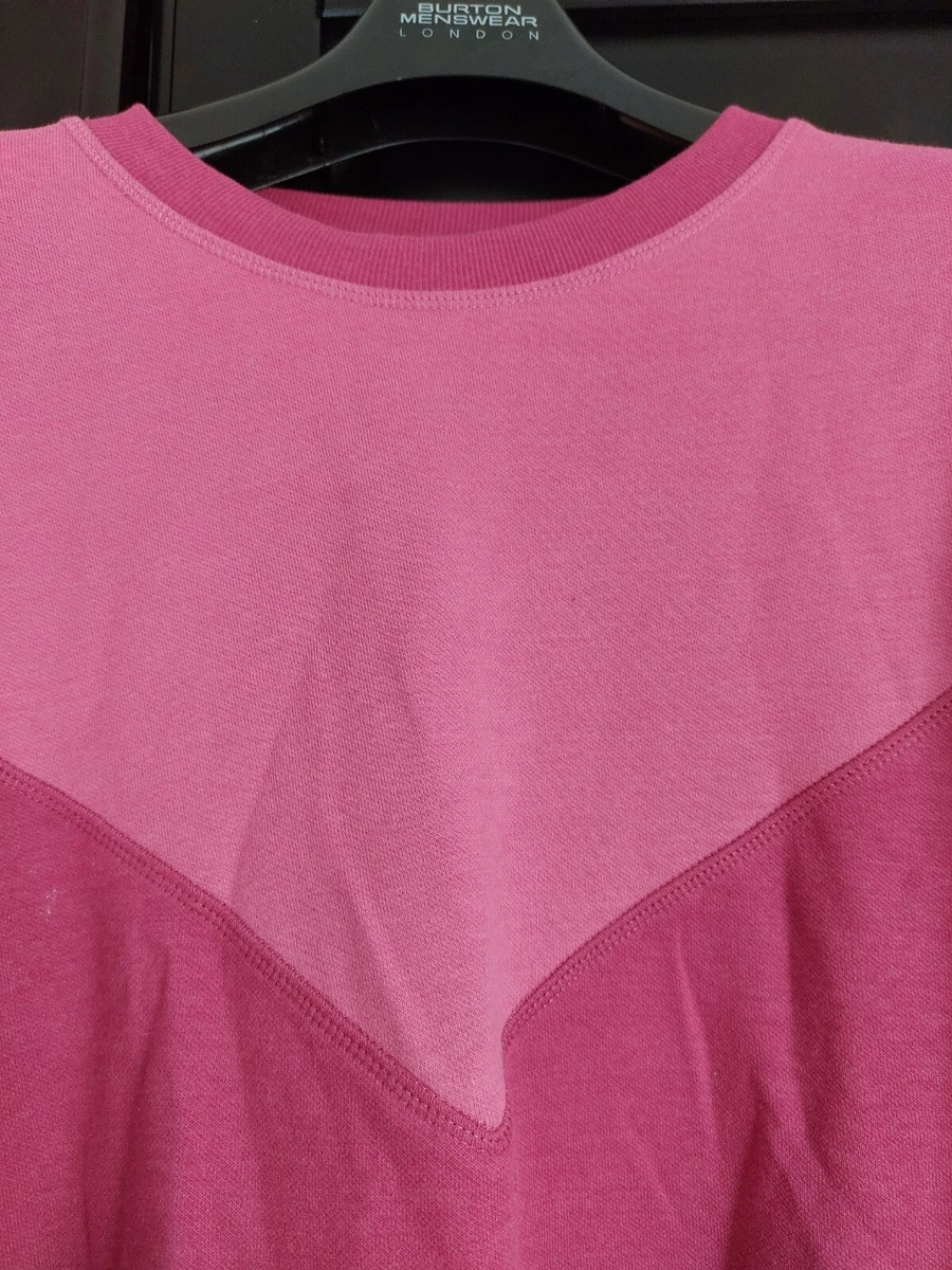 George Asda Pink Block Sweatshirt Size L 16-18 | eBay