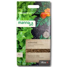 Manna Bio Copeaux de corne 1 kg Engrais universel longue durée Engrais pour lé