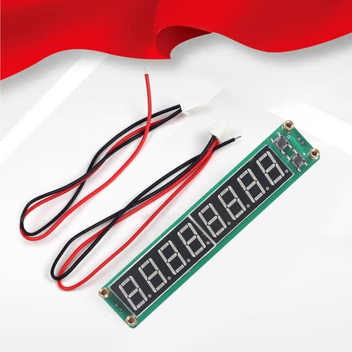 Red PLJ-8LED-R 0.1MHZ - 2.4GHz RF Signal Frequency Counter Cymometer Tester - Zdjęcie 12 z 14