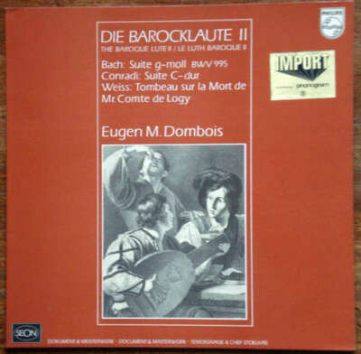 Bach* / Conradi* / Weiss* - Eugen M. Dombois LP Album Vinyl Schal