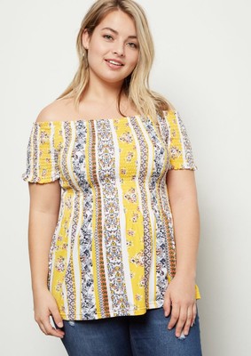 yellow babydoll top