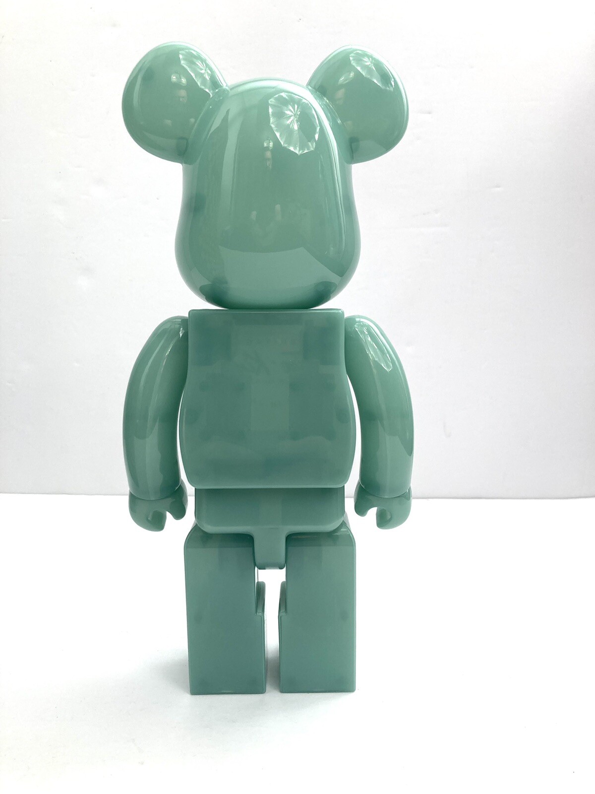 BE@RBRICK Bear brick Fire King 400% JADE-ITE Medicom 2014 Very limited ...