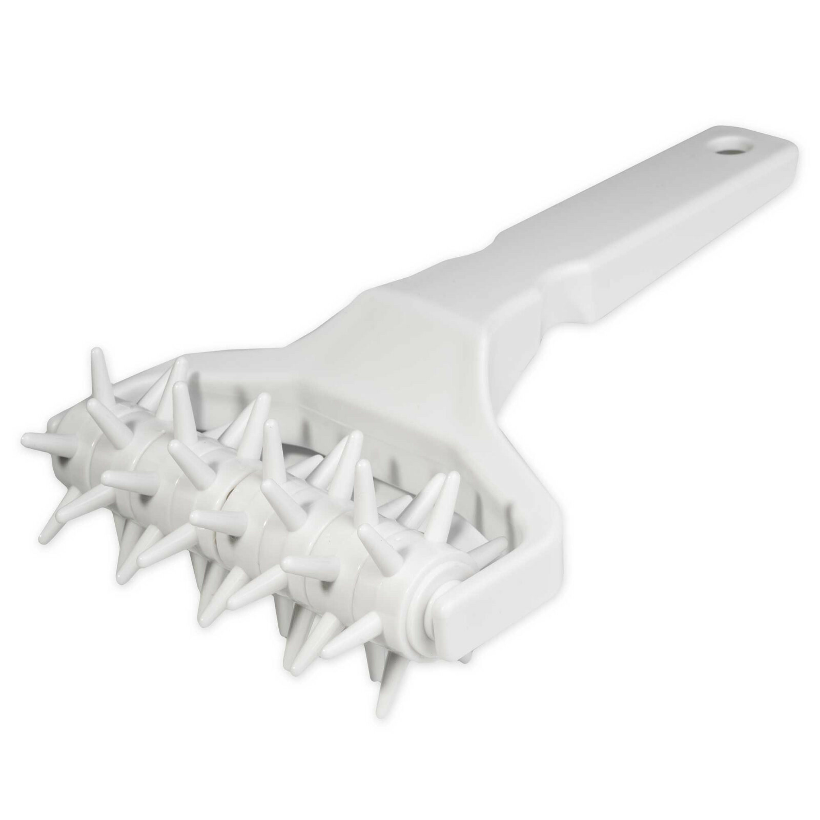 Stipproller Teigroller Weiss Kunststoff Contacto ABS 115 mm Stippen Igelroller