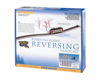 Bachmann HO E Z Track Nickel Silver E-Z Track Reversing System Set NIB 44547 NEW