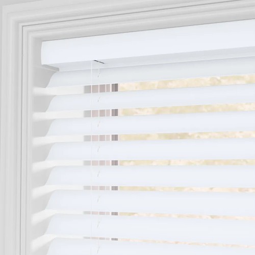 PVC Venetian Blind Window Blind Black Cream White Grey Or Wooden Grain Effect UK - Picture 6 of 33