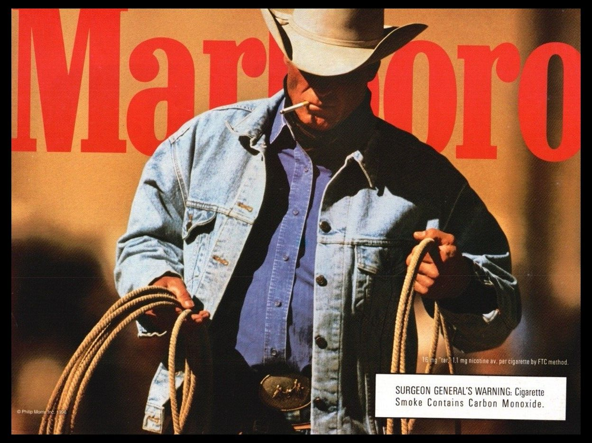 マルボロ　カウボーイ　Marlboro マルボロマン　XL ジェームズ・ディーン 喫煙カウボーイ マルボロマン タバコ 象徴的な