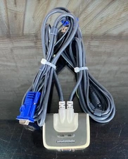 IOGEAR's 2-Port MiniView Micro USB PLUS KVM Switch w/ Audio & Cables ~ FREE SHIP