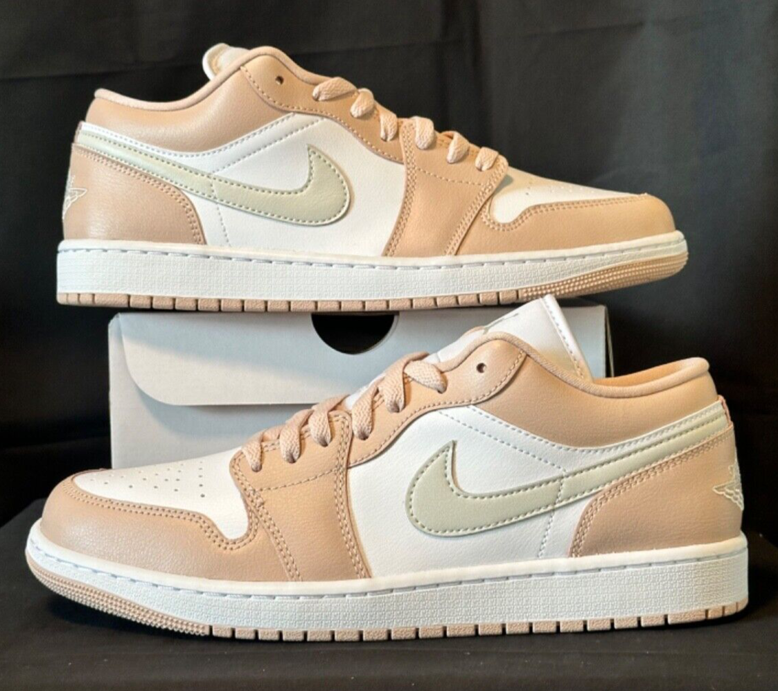 靴 Nike Air Jordan low 1 DC0774-120 Air Jordan 1 Low Particle Beige (Women's) - Size 11.5W