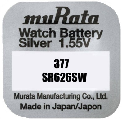 SONY Murata 377 V377 Knopfzelle 376 Batterie SR66 SR626 AG4 SR626SW byismailEmre