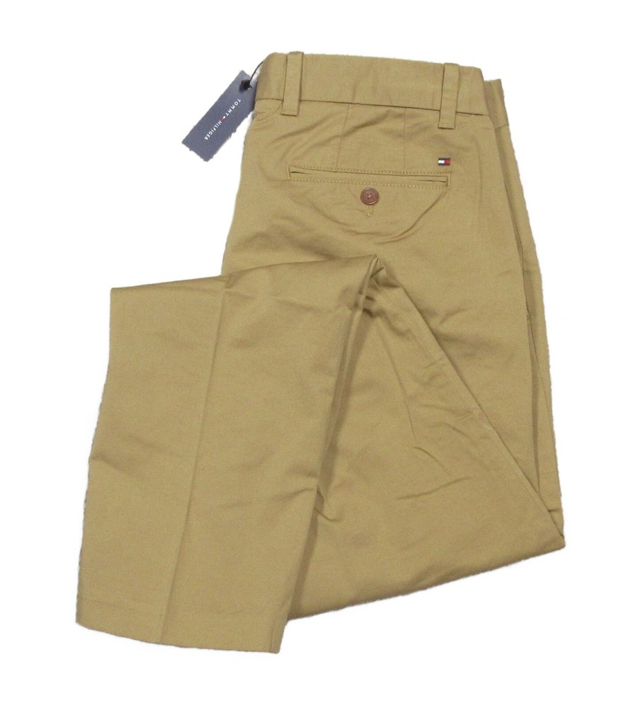 Tommy Hilfiger Men's Tan Brown TH Flex Custom Fit Chino Pants