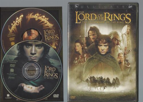 zuurstof Prematuur beet LOTR The Fellowship of the Ring (DVD, 2-Disc Set, Full Screen) Disc & Cover  Only 794043541322 | eBay