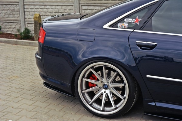 Dachspoiler Ansatz Schwarz Heckspoiler Audi A8 4E D3 Spoiler Dach Kanten Aufsatz-image